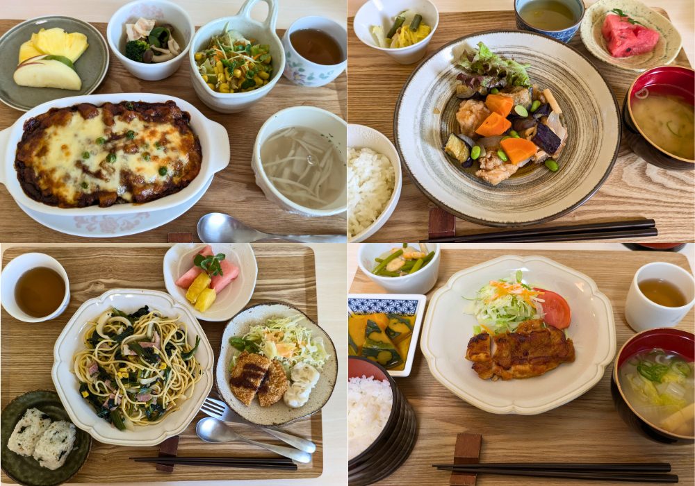 ももレディースクリニックの食事一例