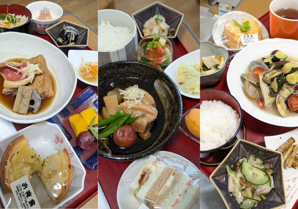 岡山中央病院の食事一例
