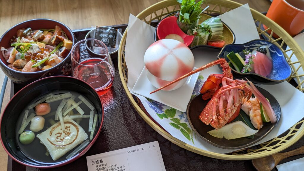 岡山中央病院のお祝い膳