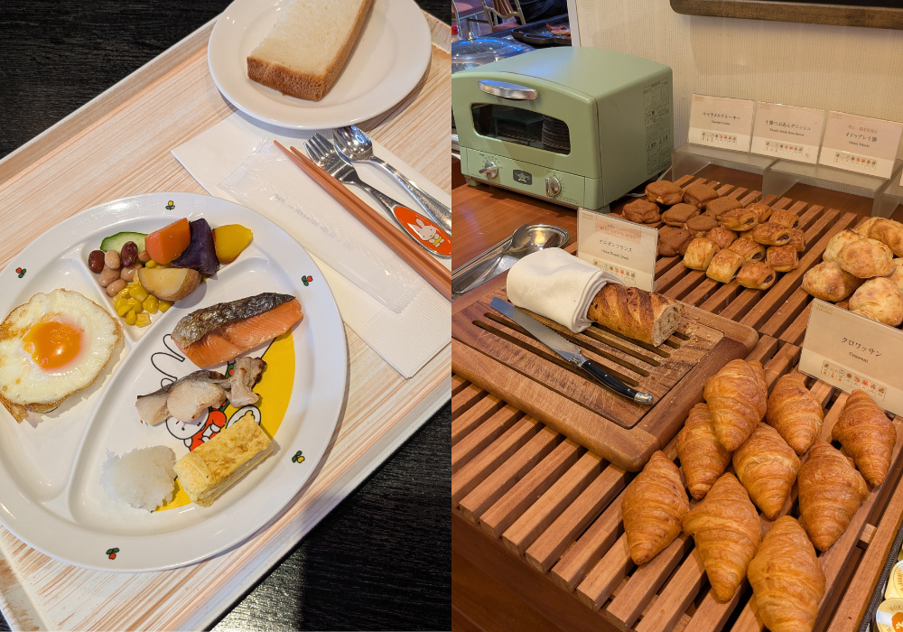 ホテル日航ノースランド帯広の朝食ビュッフェ