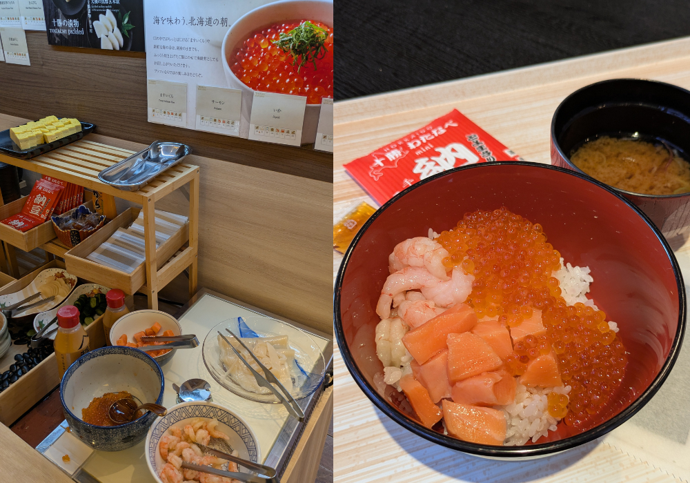 ホテル日航ノースランド帯広の朝食ビュッフェ