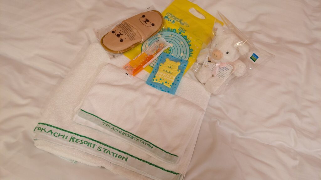 ホテル日航ノースランド帯広の子ども用アメニティ