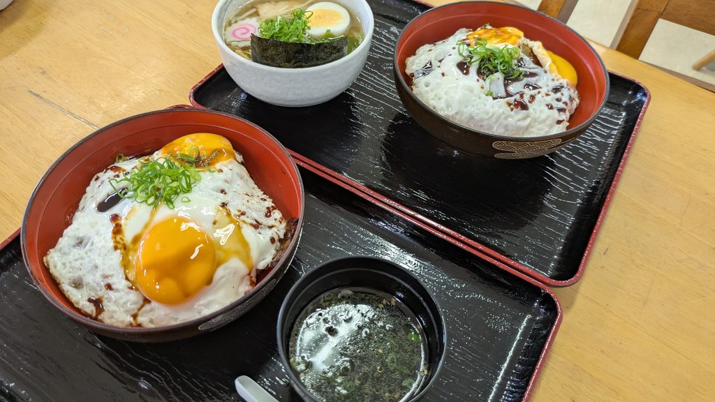 道の駅 伯方S・Cパークで食べた焼き豚玉子飯