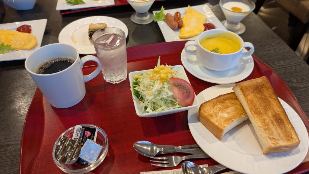 hホテル菊水今治の朝食（洋食）