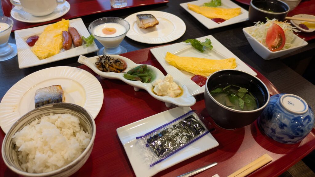 hホテル菊水今治の朝食（和食）